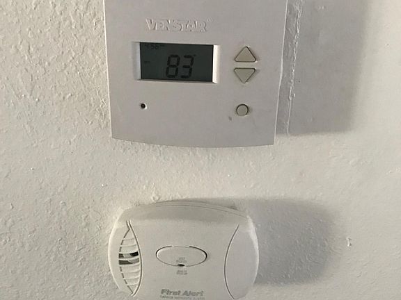 Home is equipped with HVAC