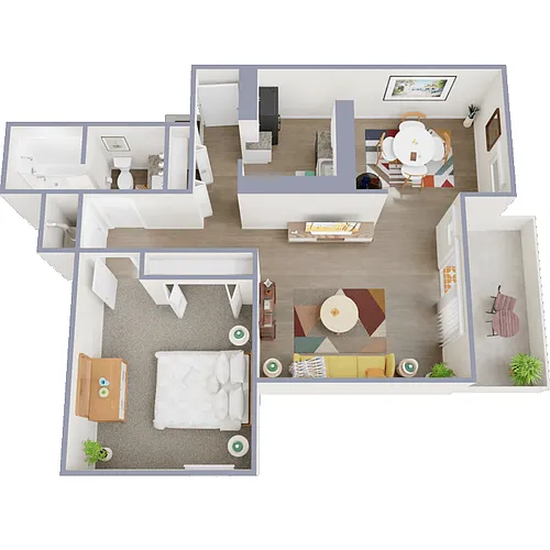 Floor plan 1X1