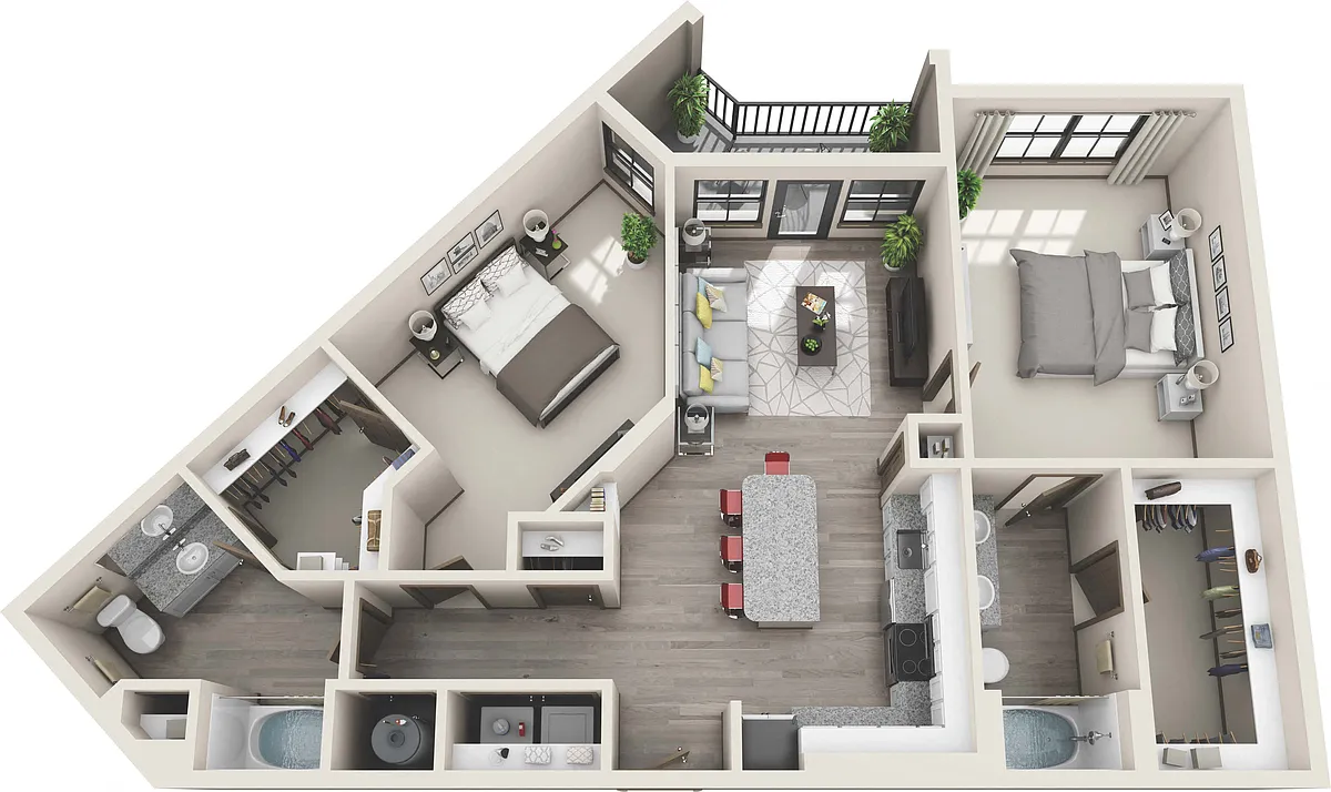 Floor plan B3
