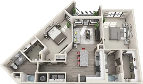 Floor plan B3