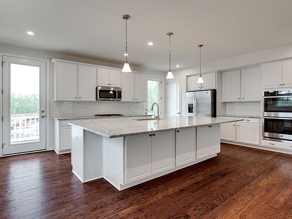 Kitchen with island