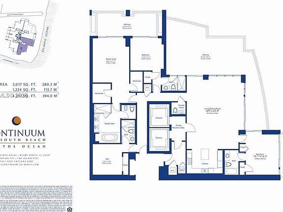 3rd image of 50 S Pointe Dr APT 2102