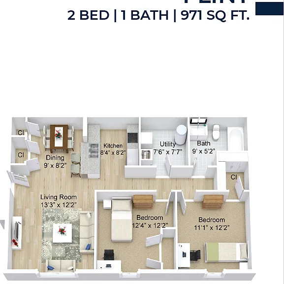 Owens Lake Commons Apartments & Townhomes — Photo 31