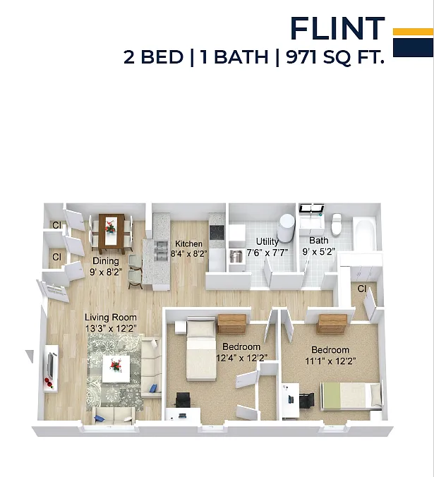 Floor plan Flint