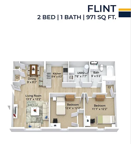 Floor plan Flint
