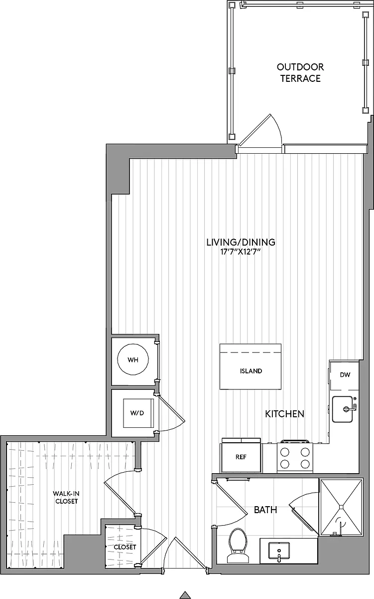 Floor plan Studio-S8