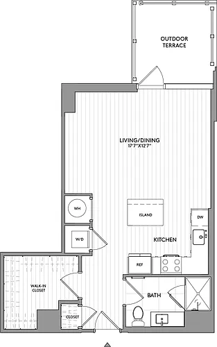 Floor plan Studio-S8