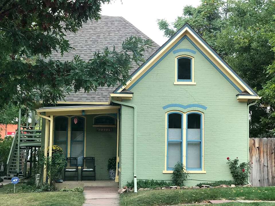 Unit 2 is behind the main house