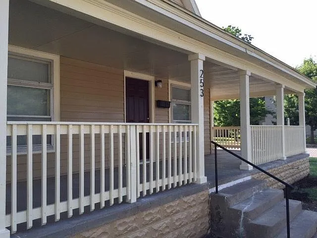 Large wrap around porch that would be fantastic for entertai