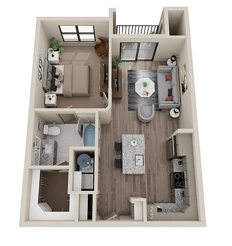 Floor plan A1 60