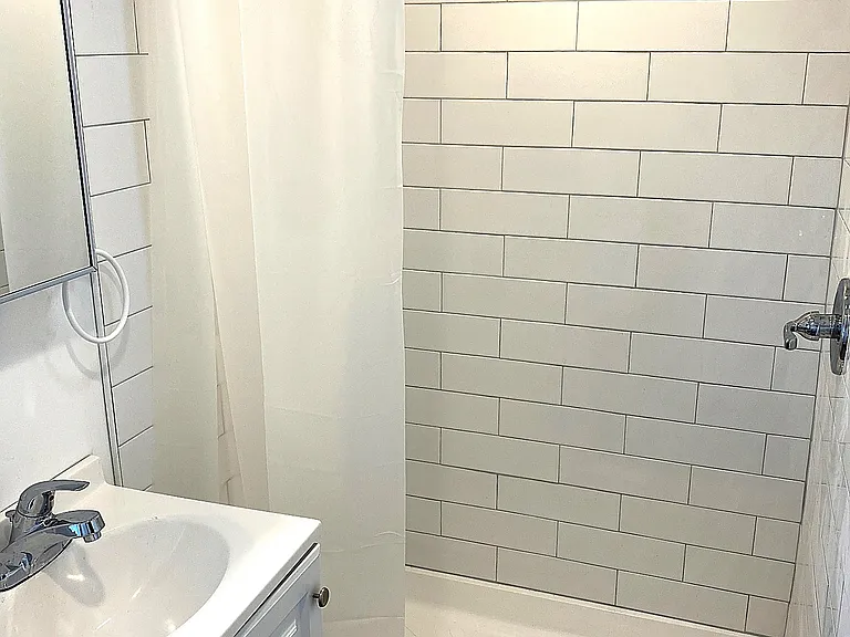 2nd floor shower and sink