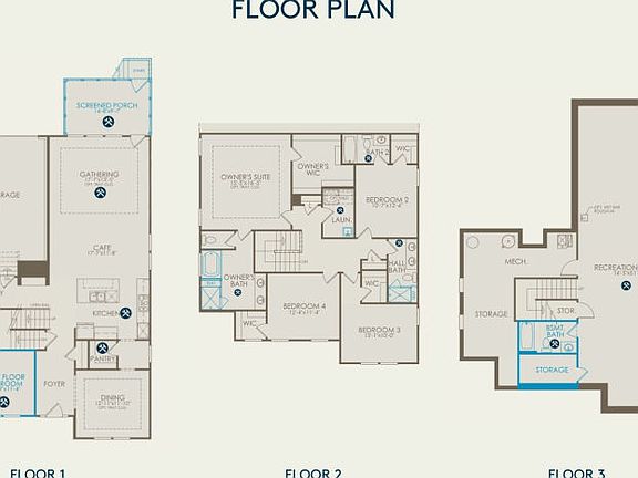 Summerfield Floor Plan, Quick Move-In Home