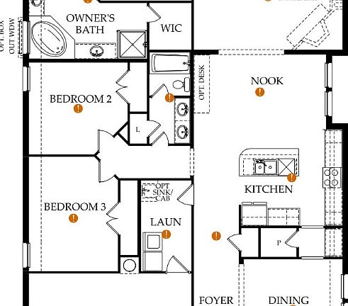 Floor Plan (Fireplace is not present)