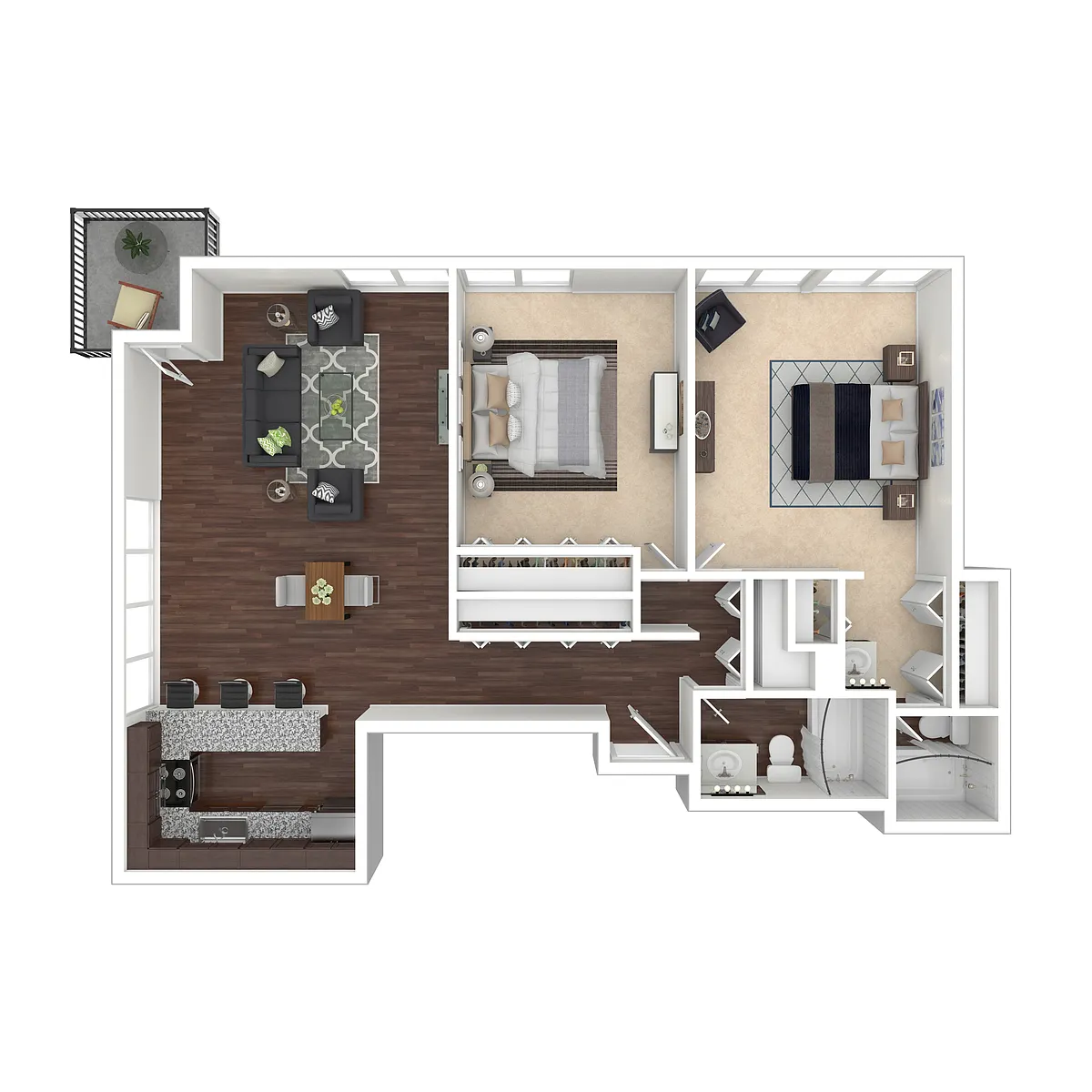 Floor plan B2