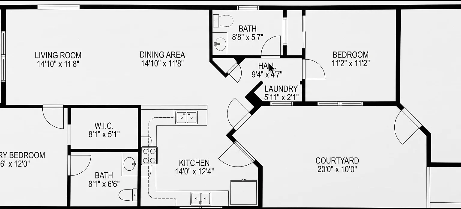 2 bed, 1089 sqft, $2,800 — Photo 3