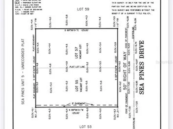 SEA PINES LOT 57, HUDSON, FL 34667