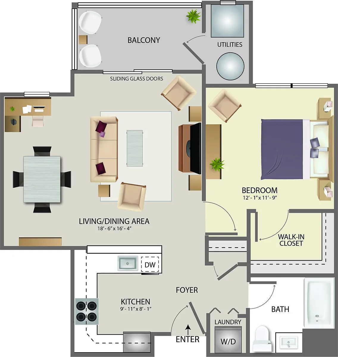 Floor plan Metro II