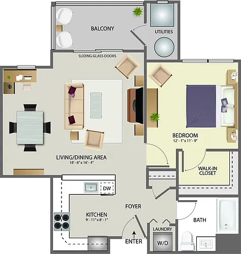 Floor plan Metro II