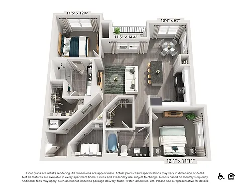 Floor plan B1B