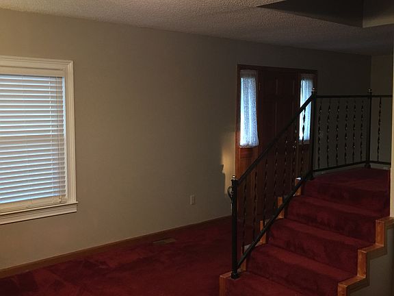 stairway in family room