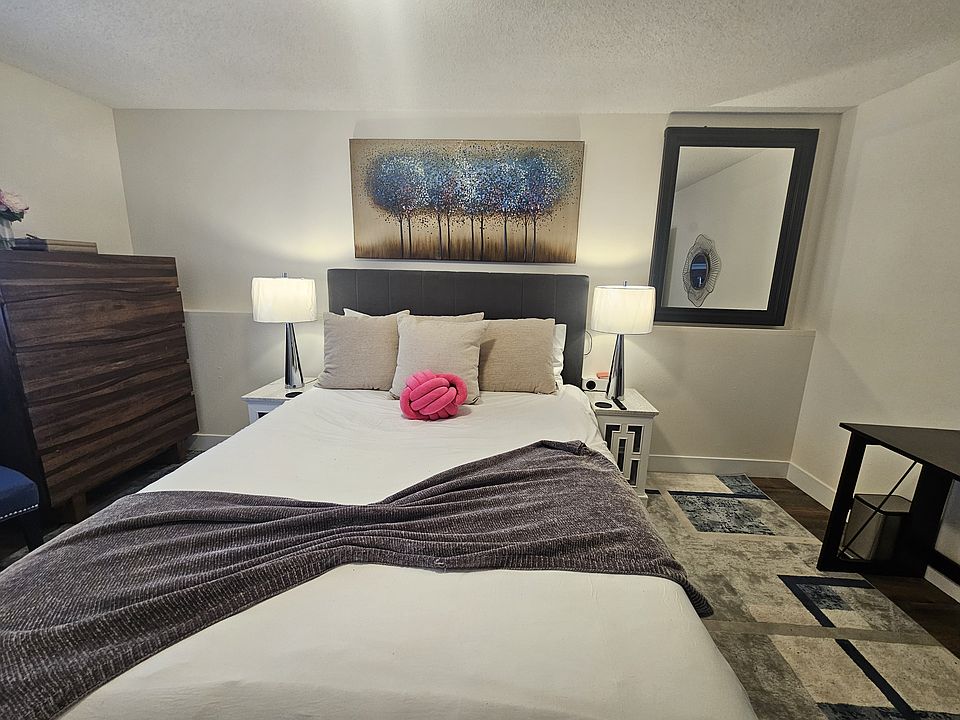 Your lux bedroom awaits your arrival! Dream the night away in your lux bedroom!