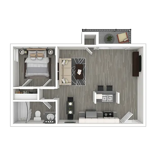 Floor plan 1 Bed