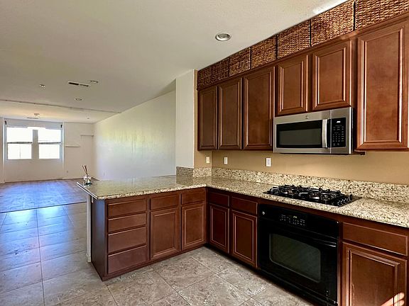 Kitchen and living room