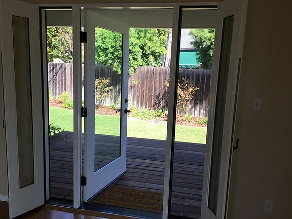 French doors to deck