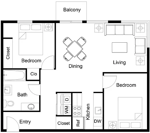 Floor plan 2X1