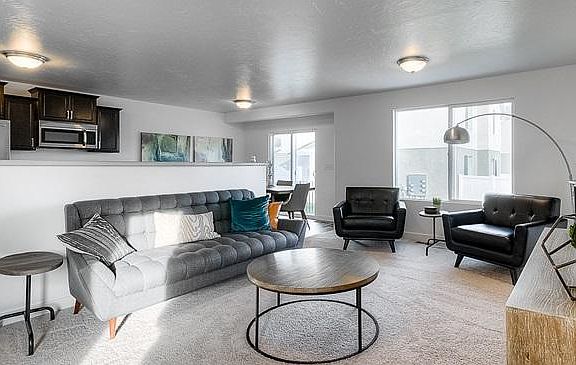 Not furnished, these are photos from the model home.