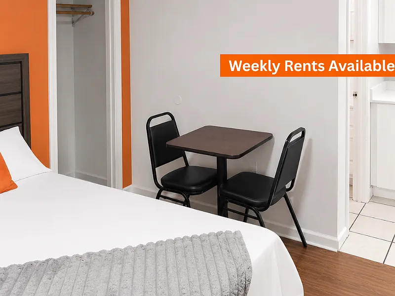 Spacious Studio Style Suite Cleveland