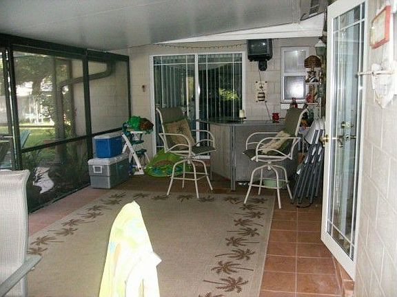 large screen back porch