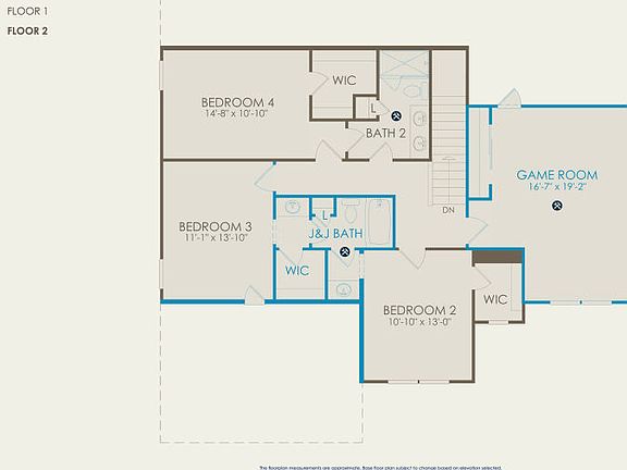 Vanderbilt Floor Plan, Quick Move-In Home, Floor 2