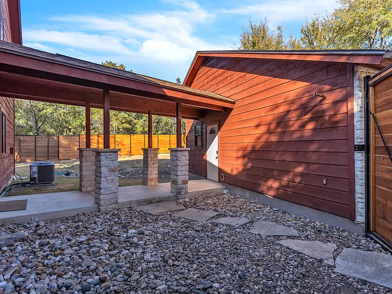 Covered walkway to Detached Garage
