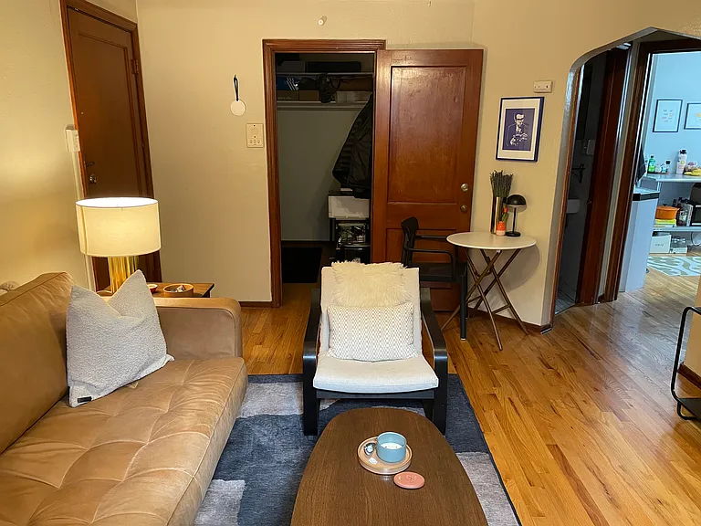 Living Room with view of bonus room and kitchen