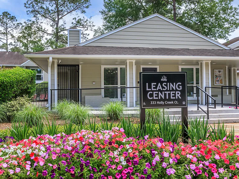 Property leasing center building exterior