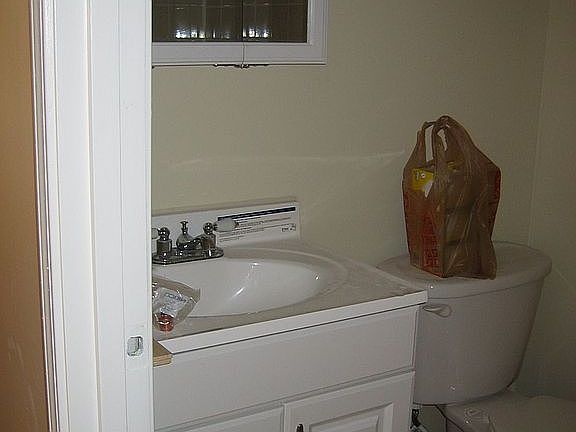 Spacious new clean bathroom all neutral colors