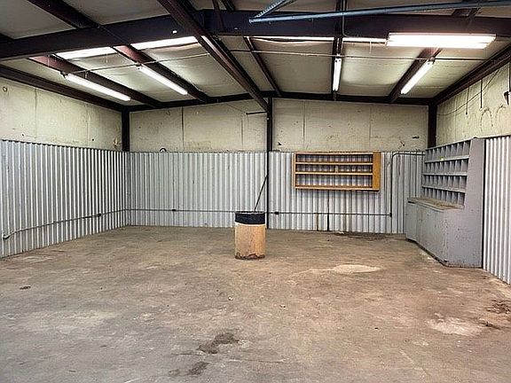 Inside view 30' x 60' garage