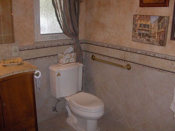 Main bath, custom tile