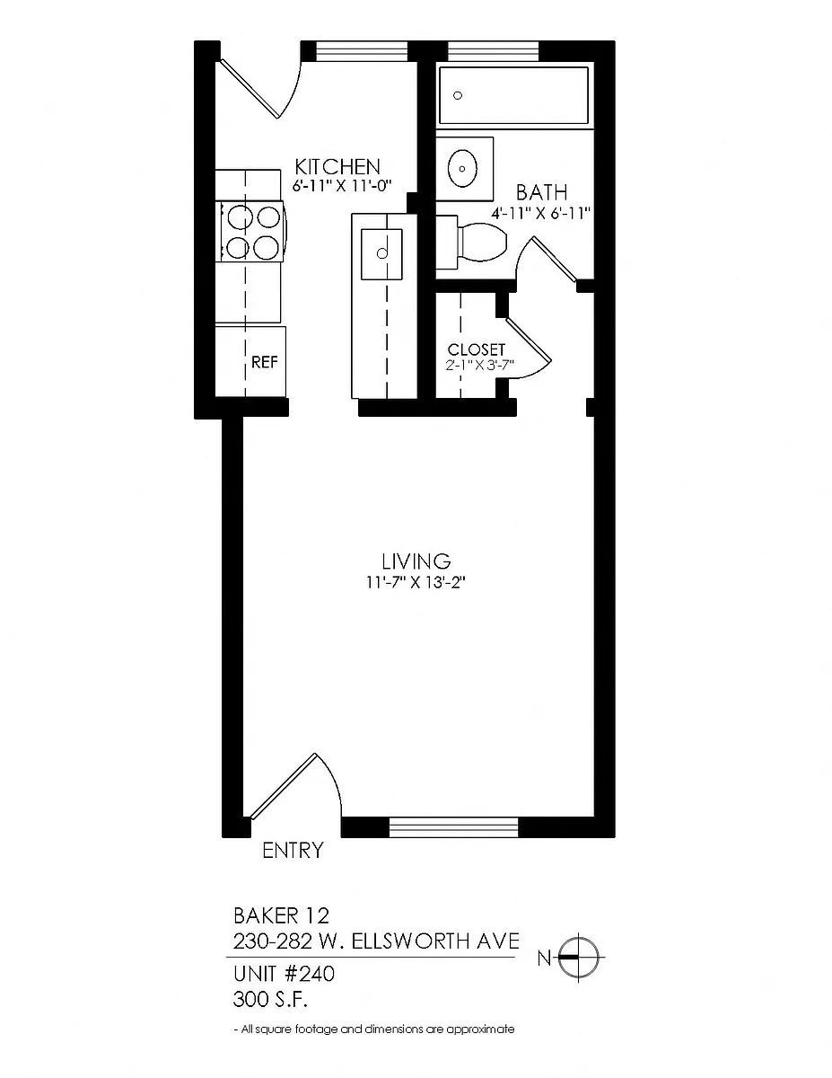 Floor plan Studio