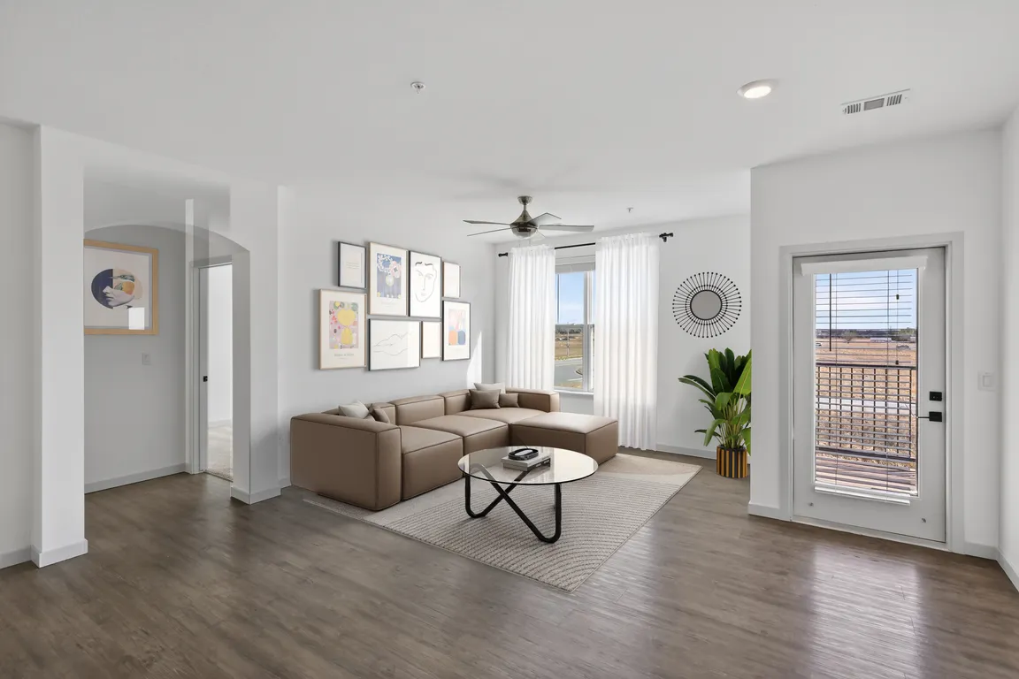 Spacious living rooms designed for comfort and style.