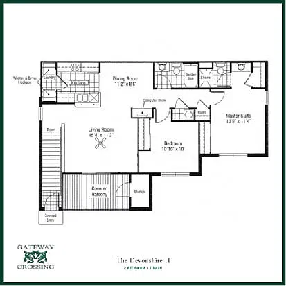 Floor plan The Devonshire II
