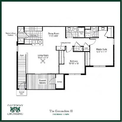 Floor plan The Devonshire II