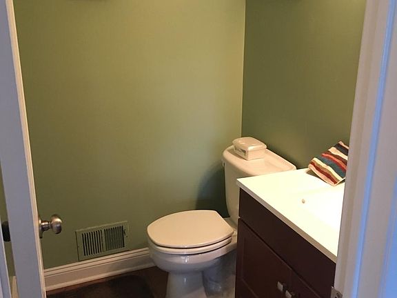 First floor half bath