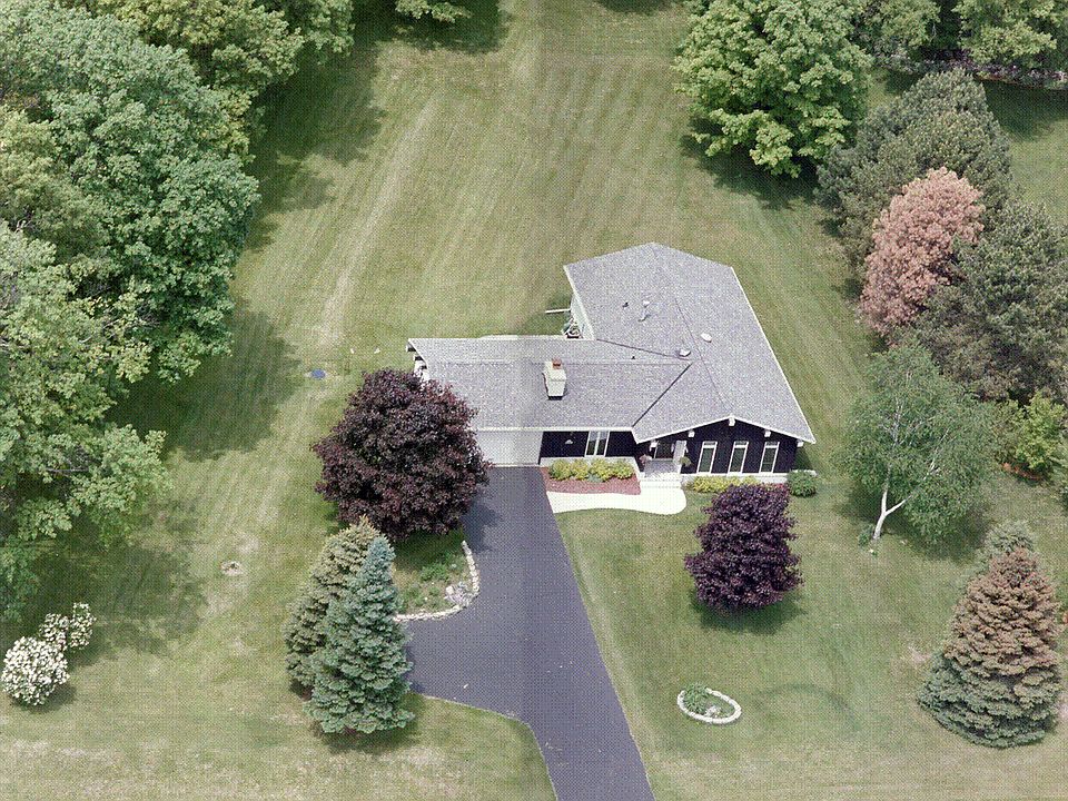 Aerial view of home