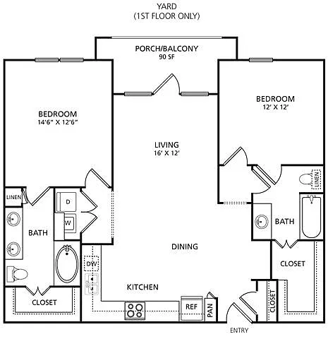 Floor plan D2
