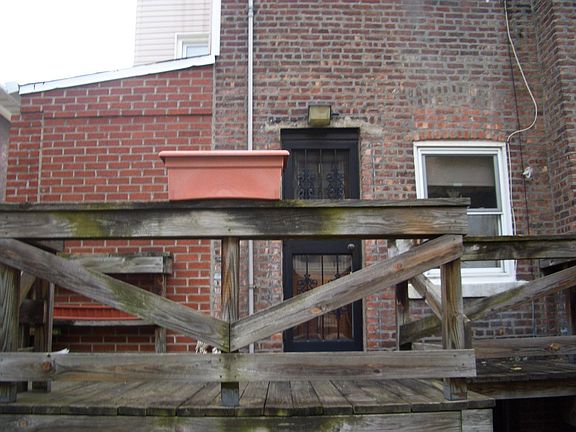 Deck in the Backyard