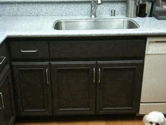 Kitchen with updated granite countertops