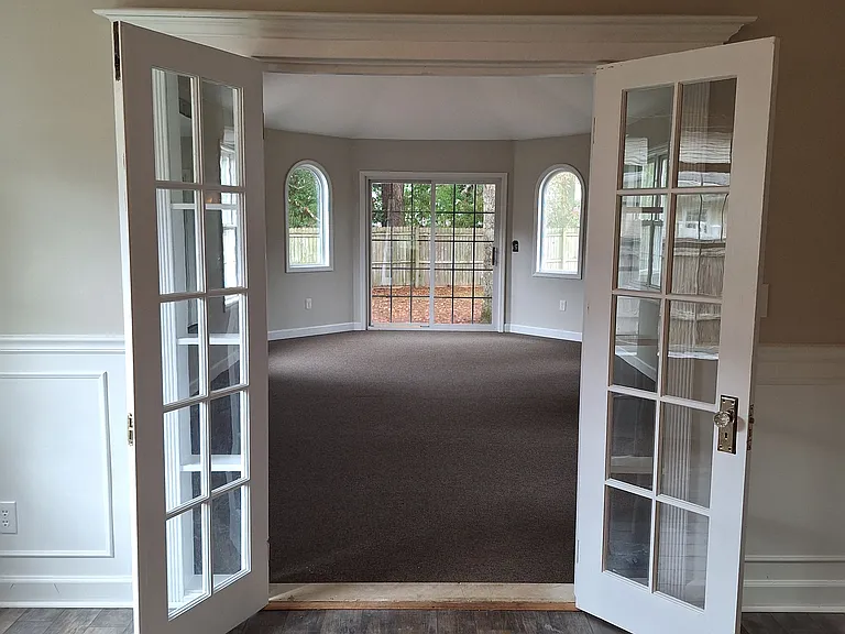 View of sunroom from the LR