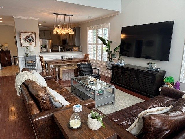 Living Room and Dining room - open floor plan